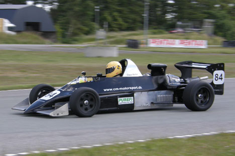 Claus Møller i sin FF 2000 Reynard